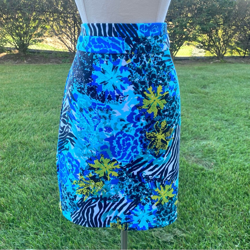 Grace Elements Colorful Pencil Skirt - Picture 7 of 12